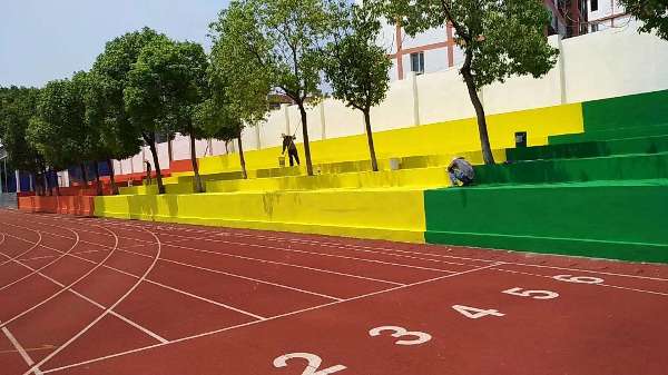 湖北荊門(mén)某學(xué)校丙烯酸看臺(tái)